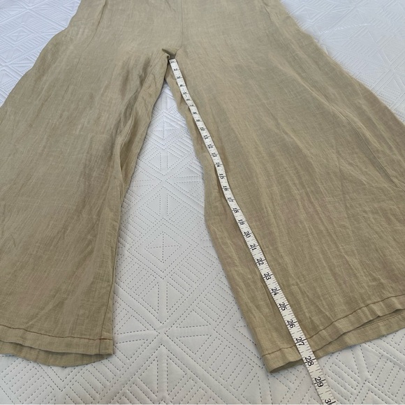 Free People Drifting Dreams One-Piece Jumpsuit Size Large In Tan - Picture 7 of 13